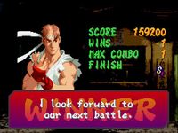 une photo d'Ã©cran de Street Fighter Alpha 2 sur Nintendo Super Nes